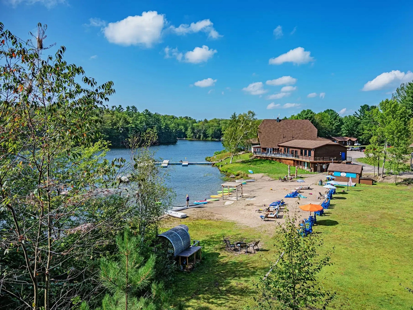 Long shot of the Grand Tappattoo Resort