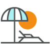 image of sunchair